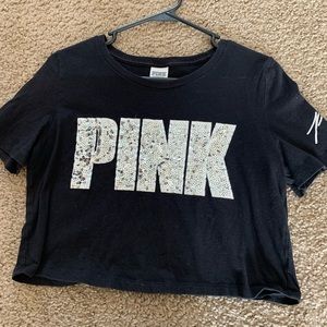 Crop PINK Tee